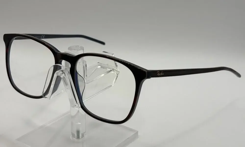 Ray-Ban RB5387F 5913 Eyeglasses 54-18-150 Havana Blue Square Full Fit Frame